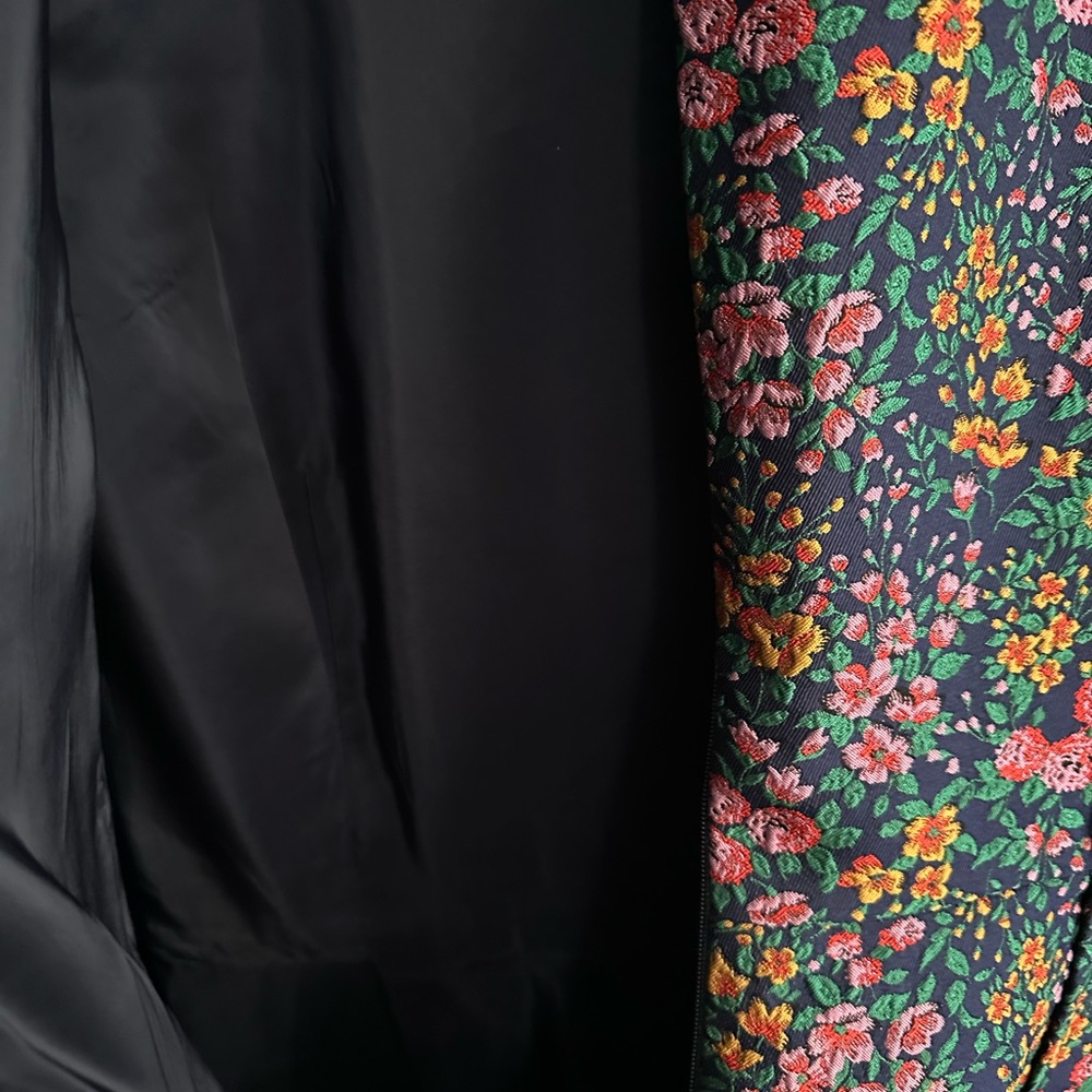 Fully lined, flower, J Crew Dress - Picture 3 of 4